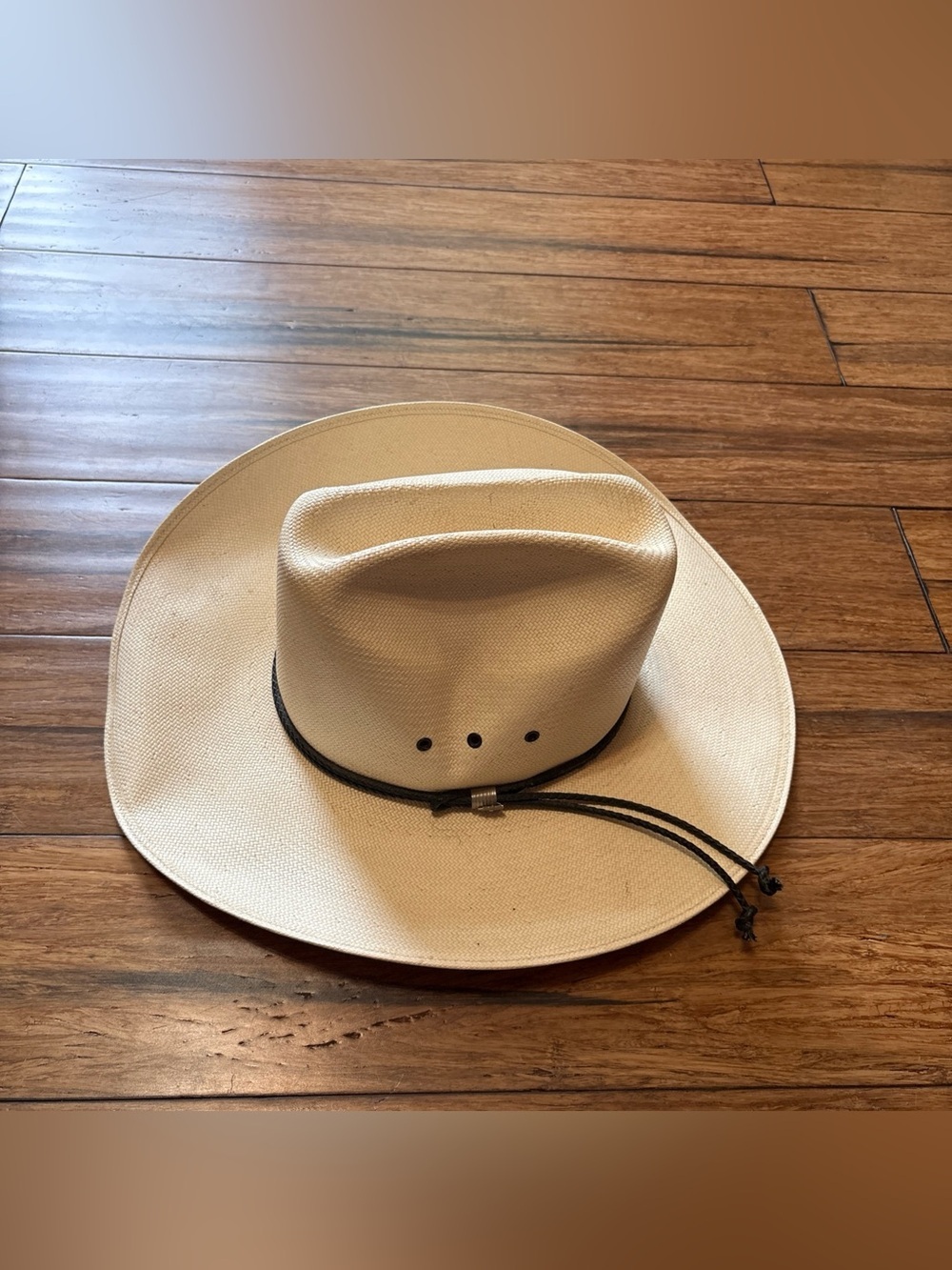 Bailey U-Rollit Shantung Panama Cowboy Hat Size 7 1/8 Made in USA